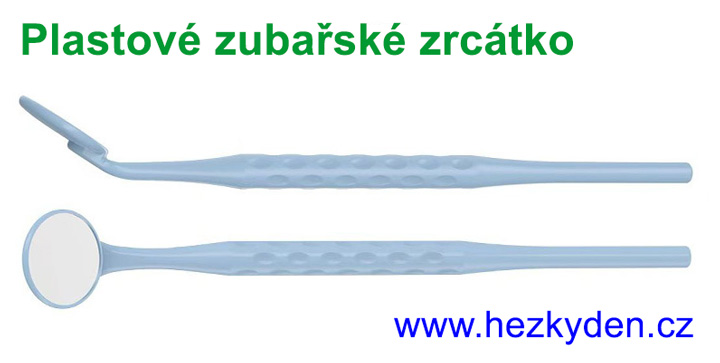 Zubařské zrcátko plast Zubařské zrcátko plast