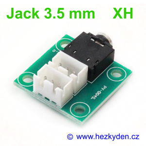 Adapter Jack 3.5 mm stereo JST XH2.54mm