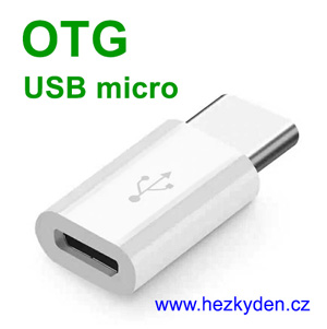 Adapter redukce OTG USB micro - USB typ C