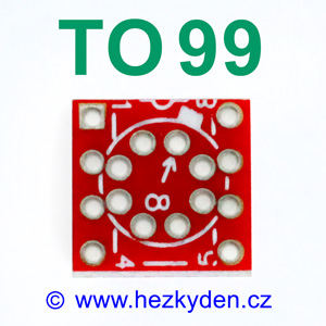 Adapter TO99 DIL8