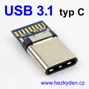 Adapter USB 3.1 typ C konektor