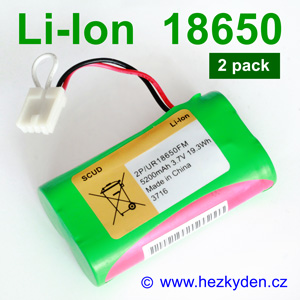 Aku 2-pack Li-Ion 18650 5200mAh