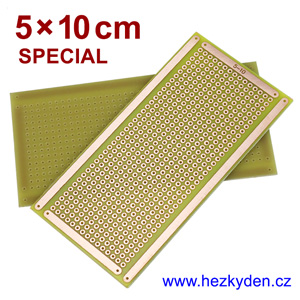 Bastldeska univerzální plošný spoj 5x10cm PROFI SPECIAL