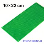 Bastldeska 10x22 cm PROFI jednostranná zelená