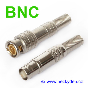 BNC konektor na kabel vidlice zásuvka