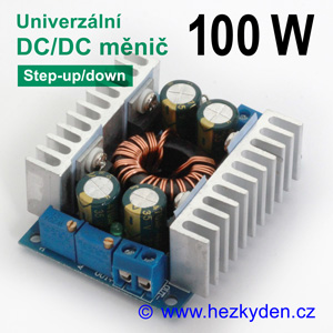 DC/DC měnIč SH1215 univerzální 100 watt nabíječka