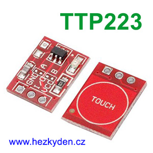 Kapacitní dotykový senzor TTP223