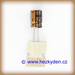 Elektrolyt 330u 16V Ultra Low ESR