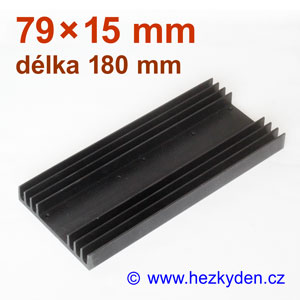 Hlinikový chladič 79x15mm