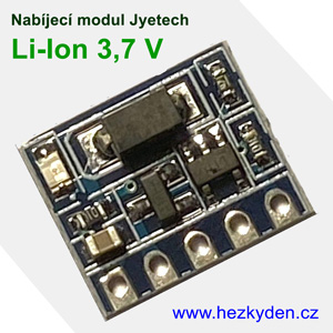 Nabíjecí modul JYE-118 pro baterie Li-Ion