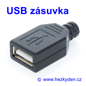 Konektor USB zásuvka na kabel