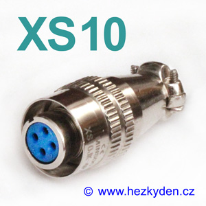 Konektor XS10 zásuvka na kabel