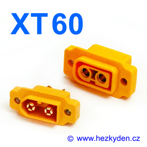 Konektor XT60 panelový