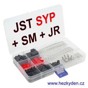 Konektory JST SYP + SM + JR univerzální sada