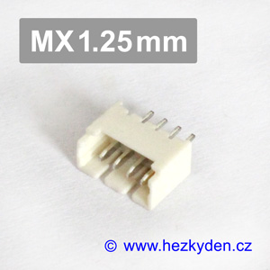 Konektory MX1.25 mm do DPS