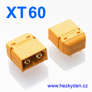Konektor XT60 do DPS - vidlice