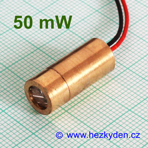 Laserová LED dioda 50 mW