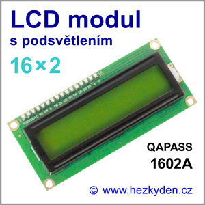 LCD modul QAPASS 1602A