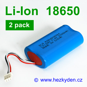 Li-Ion 18650 2pack 2100mah