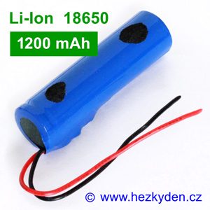 Li-Ion baterie 18650 1200mAh