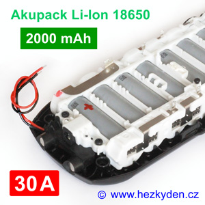 Li-Ion baterie 18650 Akupack 2000mAh