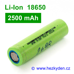 Li-Ion baterie 18650 GPHN 18-25P 2500mAh