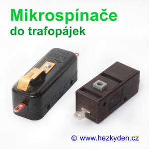 Mikrospínače do trafopájek