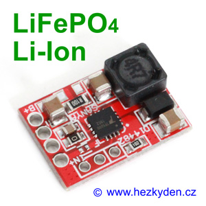 Nabíjecí modul LiFePO4 Li-Ion