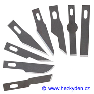 Náhradní břity pro lehký skalpel
