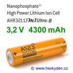 Nanofosfátová baterie akumulátor A123 AHR32113