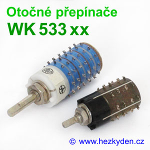 Otočné přepínače WK533xx
