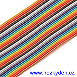 Plochý kabel barevný