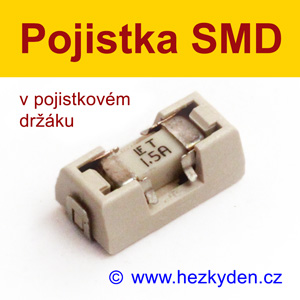 Pojistkový držák SMD s pojistkou