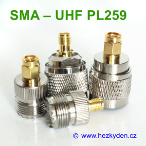 Redukce adapter SMA - UHF PL259