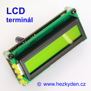 Sériový LCD terminál