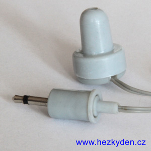 Sluchátko šedé s Jackem 2,5 mm