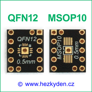 SMD adapter QFN12 MSOP10