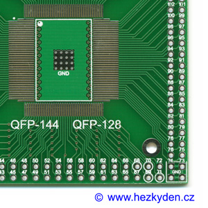 SMD adapter QFP-144 QFP-128