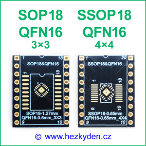 SMD adapter SOP18 QFN16