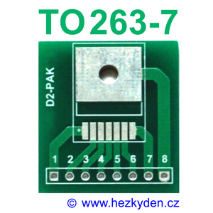 SMD adapter TO263-7