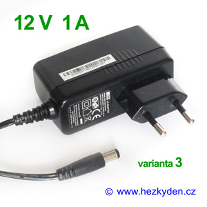 Spínaný zdroj adapter 12V 1A - varianta 3 Spínaný zdroj adapter 12V 1A - varianta 3