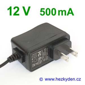 Spínaný zdroj adaptér 12V 500mA USA