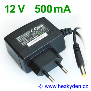 Spínaný zdroj adapter 12V 500mA