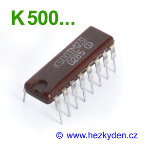 SSSR - ECL obvody - řada K500...