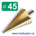 Stupňovitý vrták 45mm (3mm)