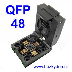 Test Socket SMD QFP 48 pin