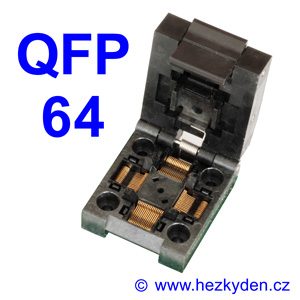 Test Socket SMD QFP 64 pin