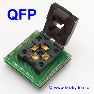 Test Socket SMD QFP 40-pin DPS