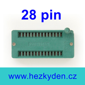Patice Textool ZIF 28 pin široká
