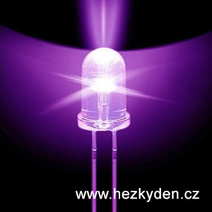 UV LED dioda 5 mm